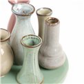 Vase Colorful, ceramic, H10cm, D14cm