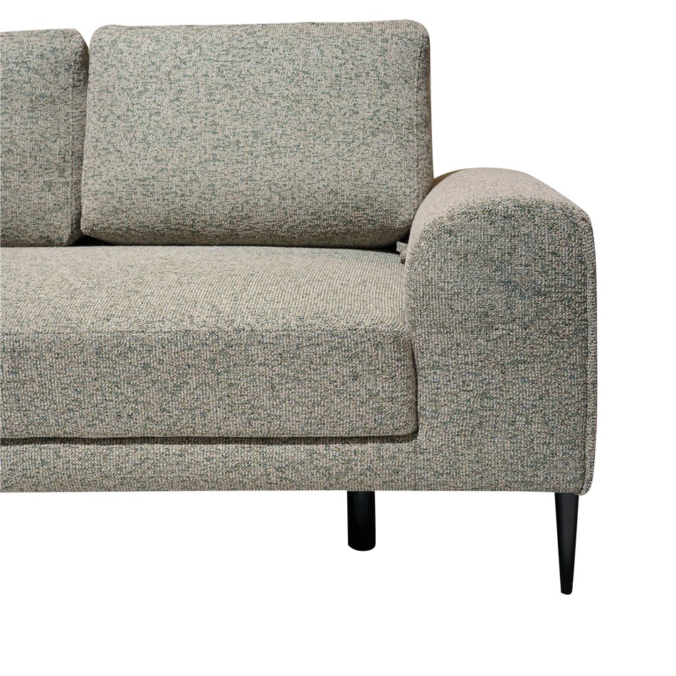 Corner sofa Wecapitol, left side, sleeping function, Puente 33, H89x276x175cm, seat height 47cm