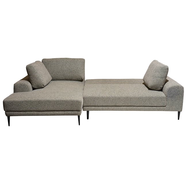Corner sofa Wecapitol, left side, sleeping function, Puente 33, H89x276x175cm, seat height 47cm