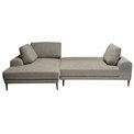 Corner sofa Wecapitol, left side, sleeping function, Puente 33, H89x276x175cm, seat height 47cm