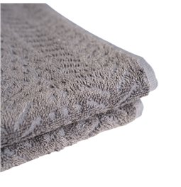 Bambukinis rankšluostis Malda, 50x100cm, šviesiai pilkas, 500g/m2