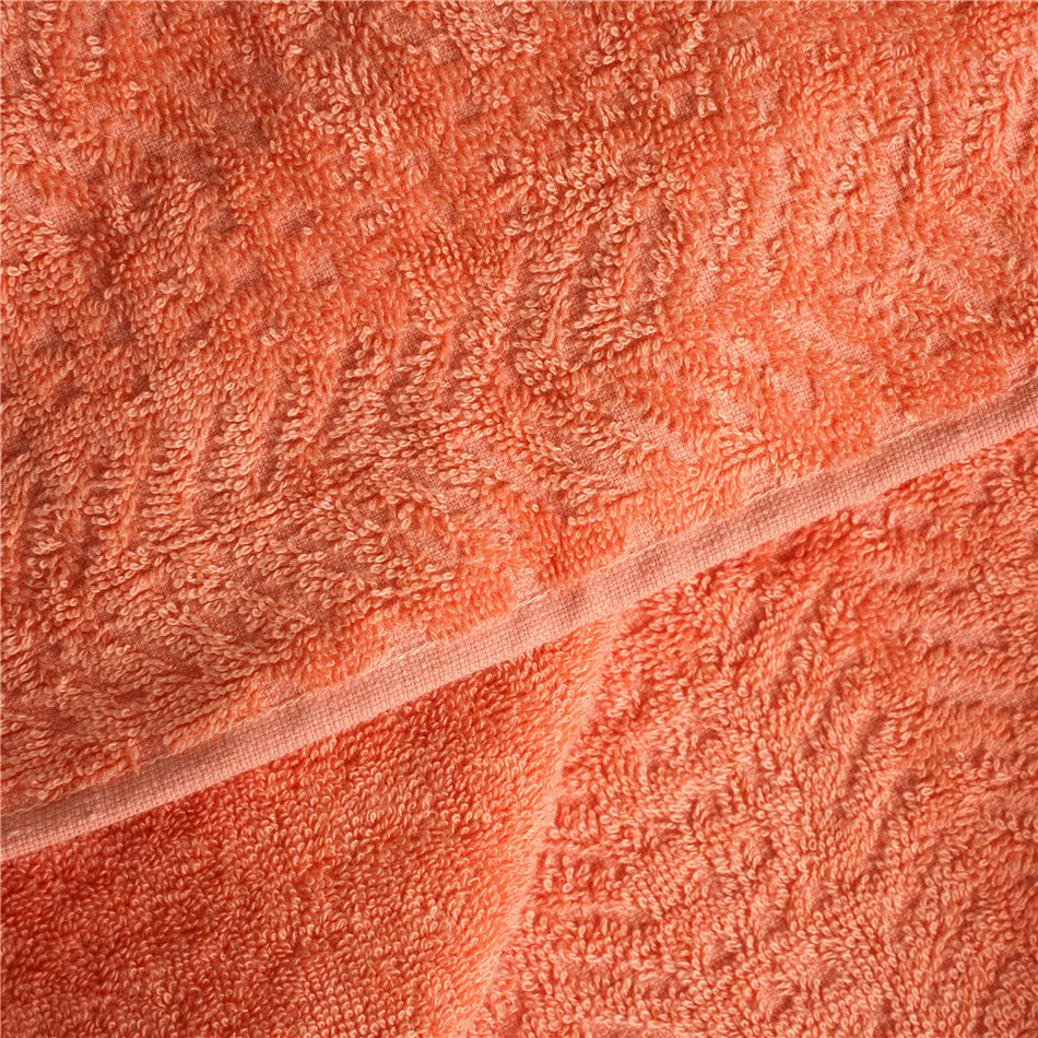Bamboo towel Malda, 50x100cm, coral color, 500g/m2