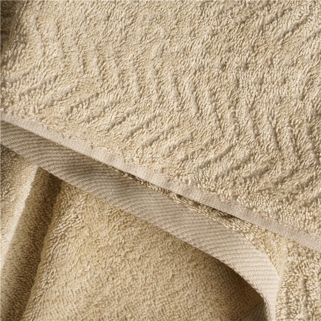 Bamboo towel Malda, 50x100cm, cream color, 500g/m2