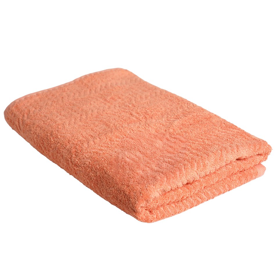 Bamboo towel Malda, 70x140cm, coral color, 500g/m2