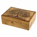 Wood box TREE L, H9x25x18cm