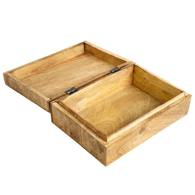 Wood box TREE L, H9x25x18cm