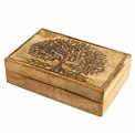 Wood box TREE M, H6x21x14cm
