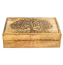 Medinė dėžutė TREE M, H6x21x14cm