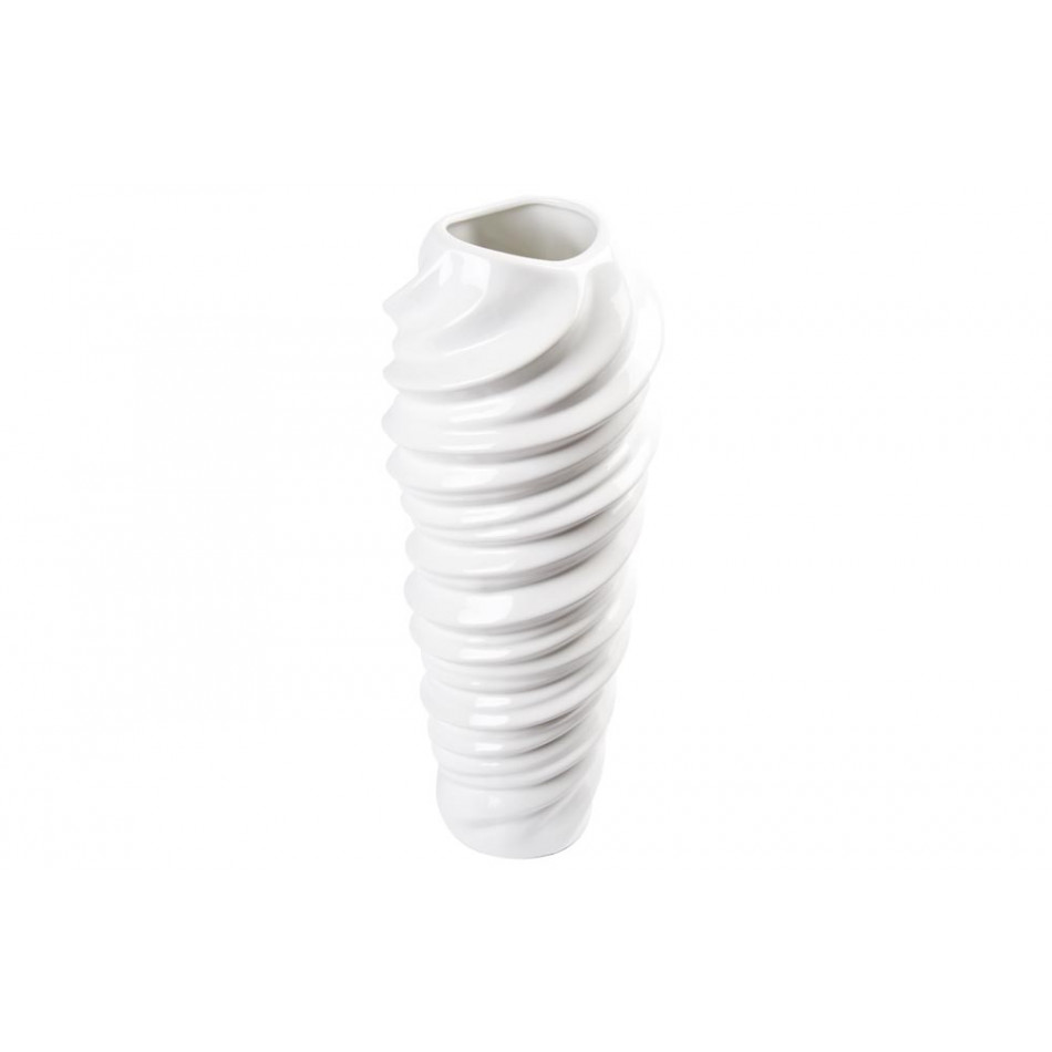 Vase Fariza, white, 15x40cm
