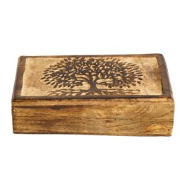 Medinė dėžutė TREE S, H4x18x10cm