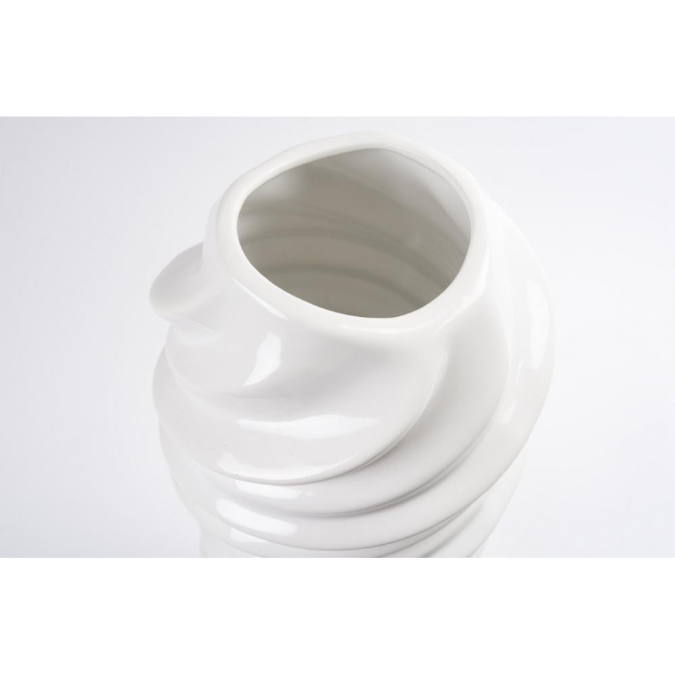 Vase Fariza, white, 15x40cm