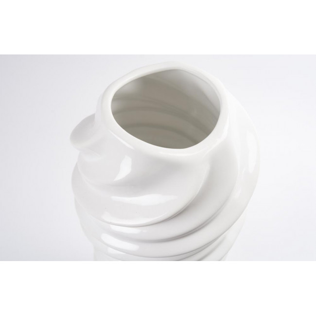 Vase Fariza, white, 15x40cm