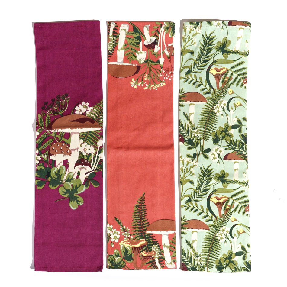 Кухонные полотенца Mushroom, в комплекте 3 шт., 45x65см