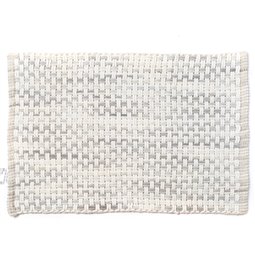 Bathmat Tresse, grey, 50x75cm