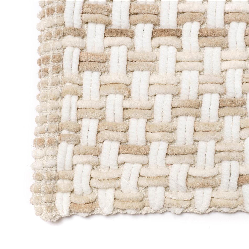 Bathmat Tresse, taupe, 50x75cm