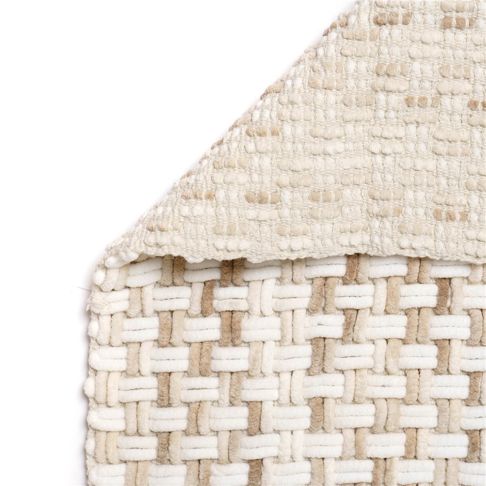 Bathmat Tresse, taupe, 50x75cm