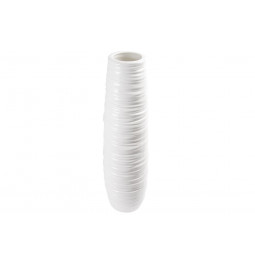 Vase Felina, white, 16.5x58cm
