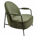 Lounge chair Oterro, 371 olive color, H76x58x73cm, seat height 36cm