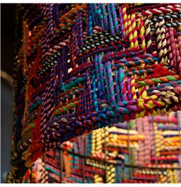 Pendant Light Cotton Multi XL, H56-206cm D63cm, E27 25W(MAX)