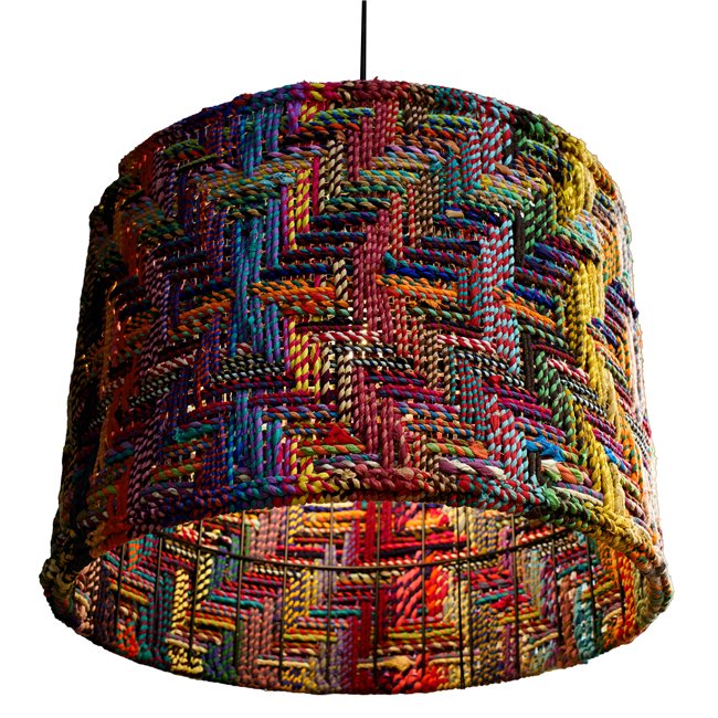 Pendant Light Cotton Multi XL, H56-206cm D63cm, E27 25W(MAX)