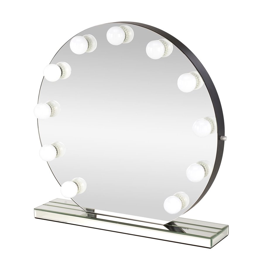 Table mirror Horano with LED AC 230V, D70x6.5cm