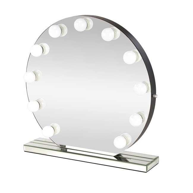 Table mirror Horano with LED AC 230V, D70x6.5cm
