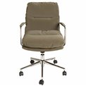 Office chair Zalno, greenish-gray, H85.5-93x57x72.5cm, seat height 52.60cm