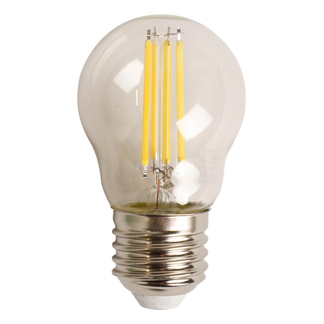 LED Bulb neutral white, E27 3.4W, 470lm, 4000K, H7.8x4.5x4.5cm