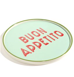 Тарелка Buon Appetito Mint, D25.5cm