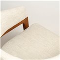 Обеденный стул Otta, 4 белый/коричневый, H77x51x49cm, высота сиденья 47.5cm