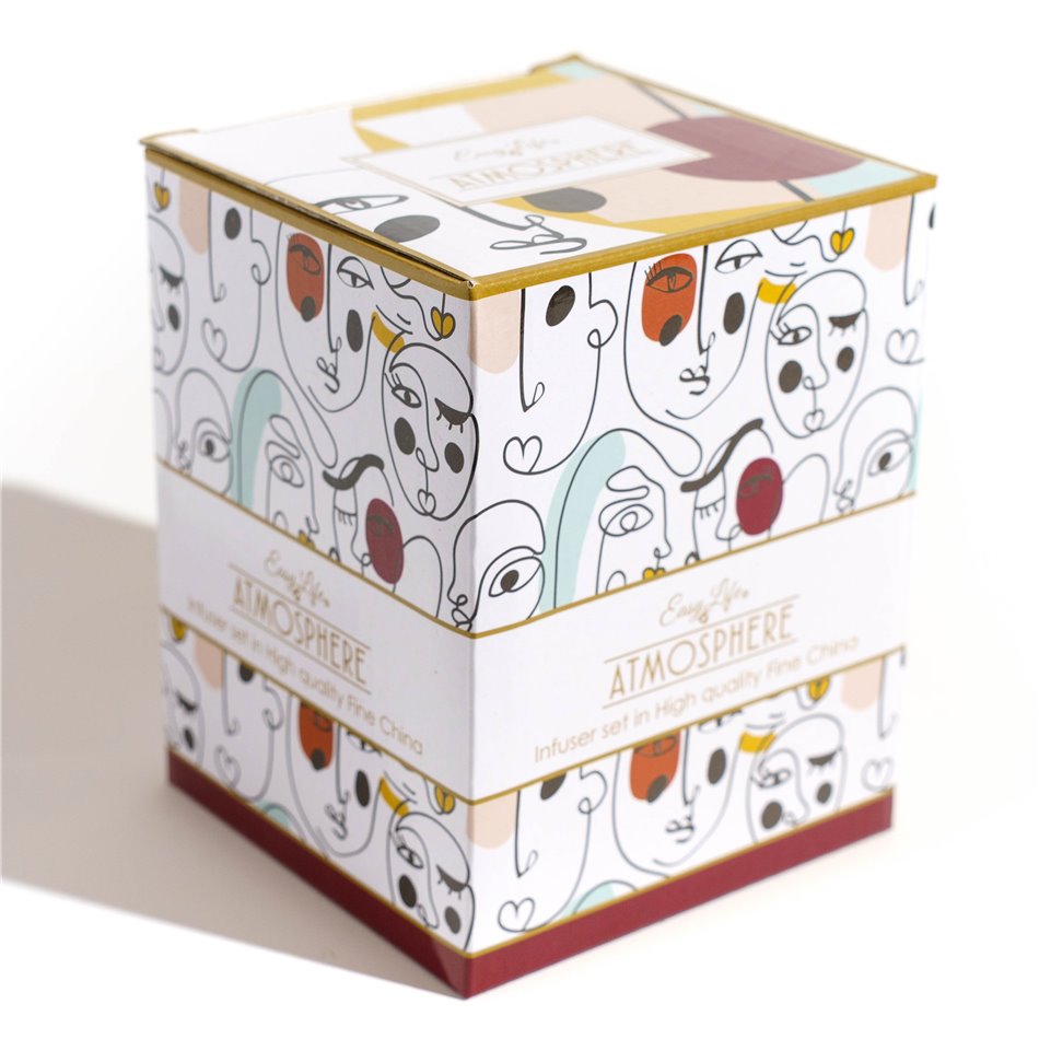 Кружка с крышкой и ситечком Modernism, 350ml, H11.5x18.9x12cm