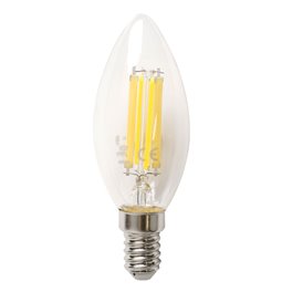LED bulb neutral white, E14 6W, 810lm, 4000K, H10cm D3.5cm