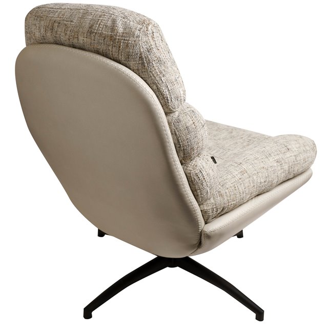 Armchair Vincento with footstool, H100x92x79cm, seat height 47cm