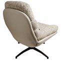 Armchair Vincento with footstool, H100x92x79cm, seat height 47cm