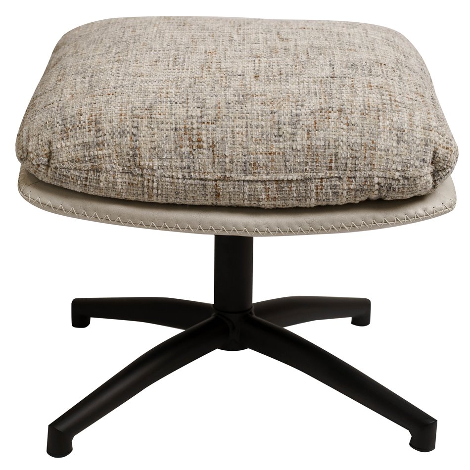 Armchair Vincento with footstool, H100x92x79cm, seat height 47cm