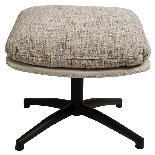 Armchair Vincento with footstool, H100x92x79cm, seat height 47cm