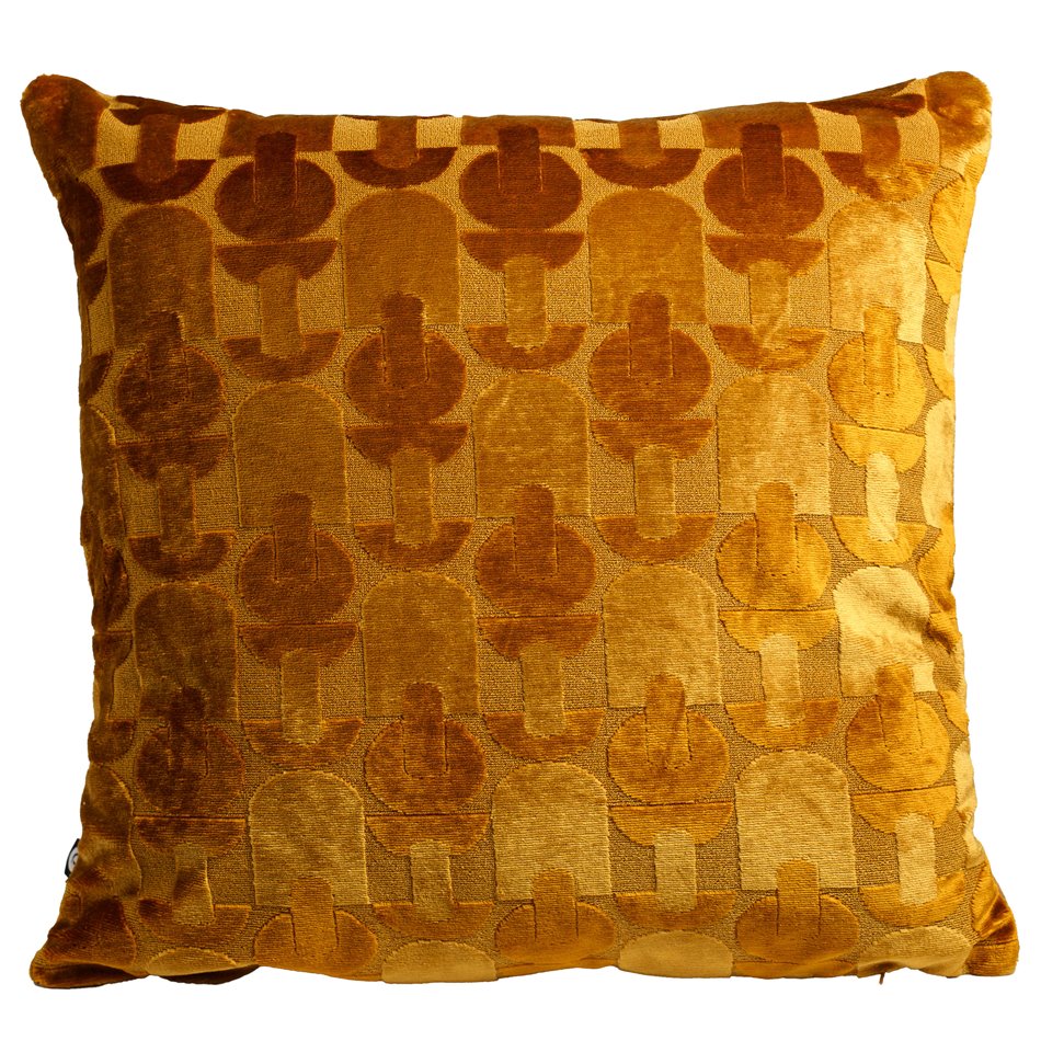 Decorative pillow Jacq Luna, orange, 40x40cm