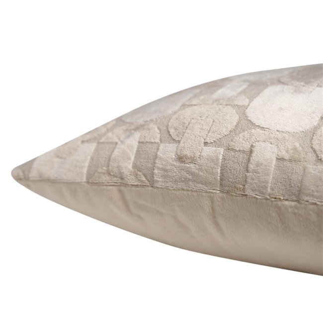 Decorative pillow Jacq Luna, beige, 40x40cm