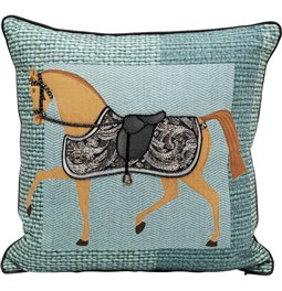 Dekoratyvinė pagalvė Show Horse Plaid, 45x45cm