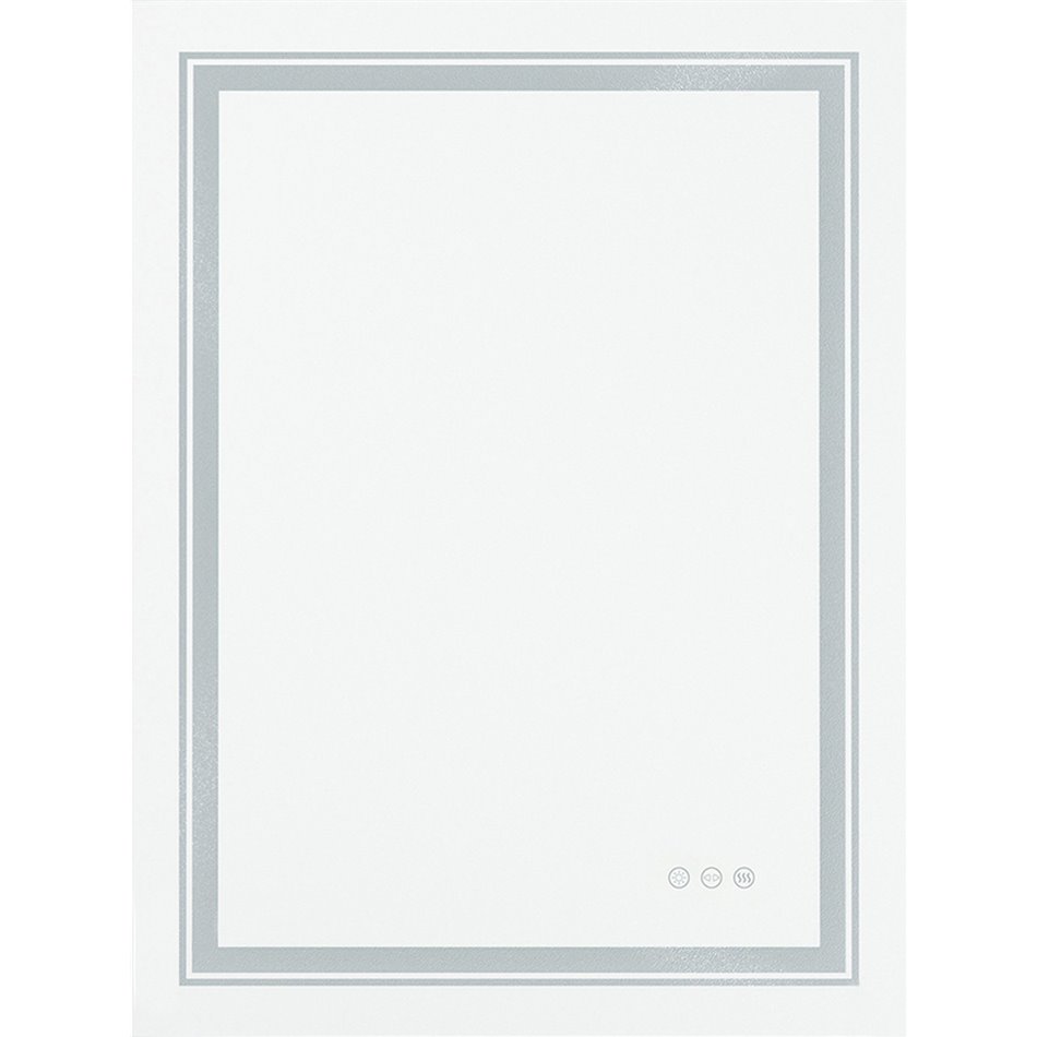 Wall mirror Hero,, aluminium/glass, H80x60x3.7cm 