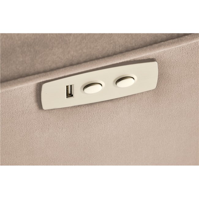 Реглайнер электрический с функцией массажа Hemiro, бежевый, H108-90x80x90-160см, высота сиденья 51-52см