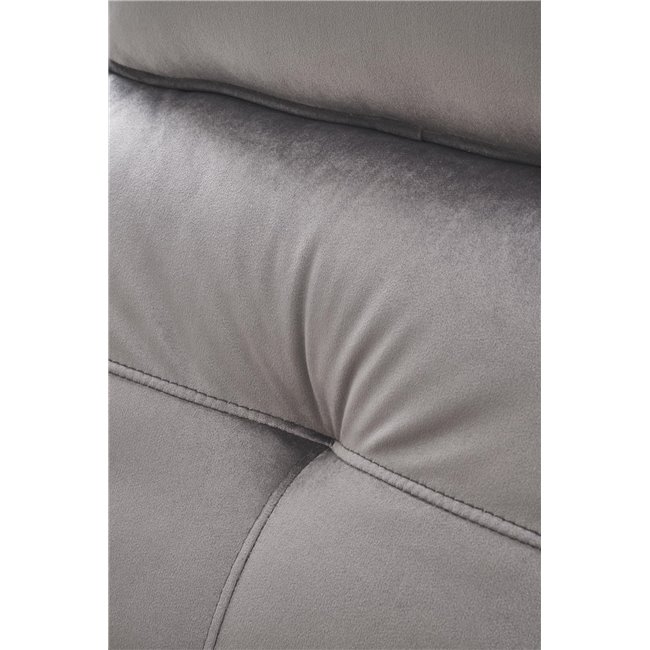 Electric recliner with massage function Hemiro, grey, H108-90x80x90-160cm, seat height 51-52cm