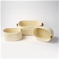 Basket set 3 Duo, 35x25xH12cm