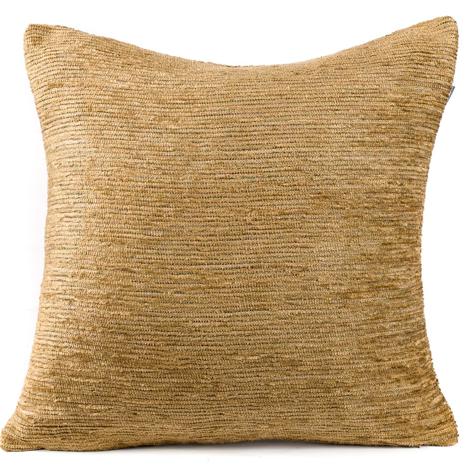 Decorative pillowcase Tanya 4, golden, 45x45cm