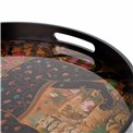 Decorative glass tray Fabro L, 39.5x39.5x4cm