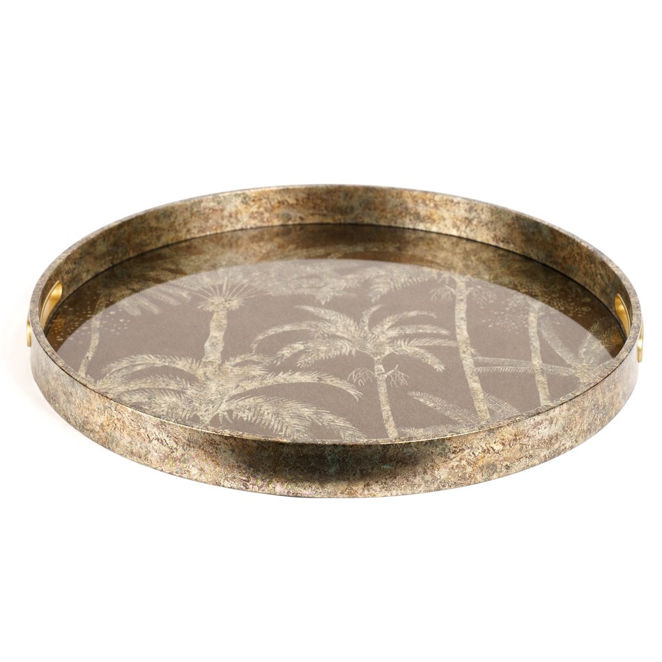 Decorative glass tray Fasano L, 45x5x4cm