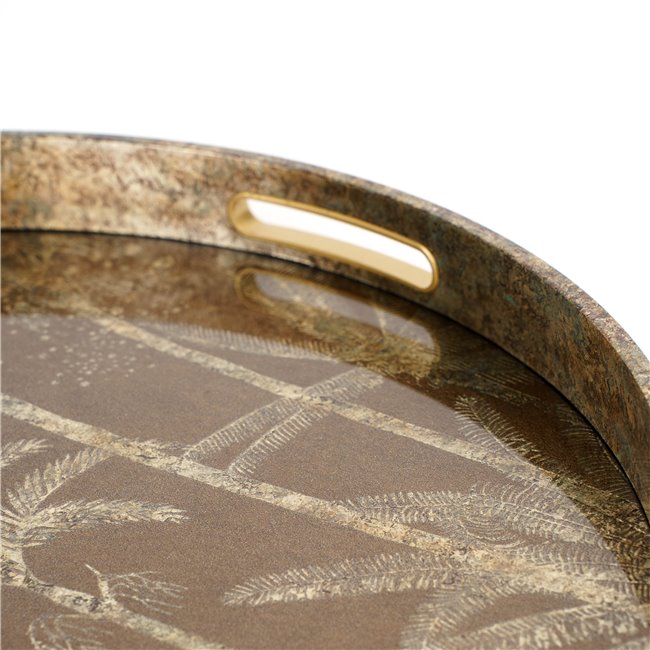Decorative glass tray Fasano L, 45x5x4cm