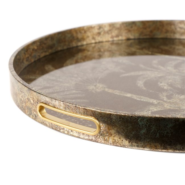 Decorative glass tray Fasano L, 45x5x4cm