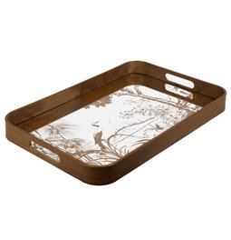 Decorative glass tray Fasty L, 32.5x50.7x4.5cm