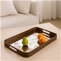 Decorative glass tray Fasty L, 32.5x50.7x4.5cm
